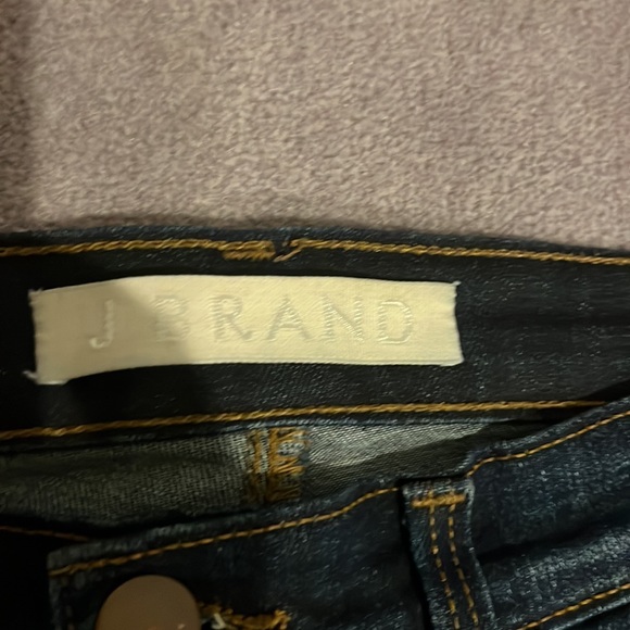 Authentic J Brand dark wash navy skinny jeans 5 pockets size 25 pants low rise - Picture 4 of 10